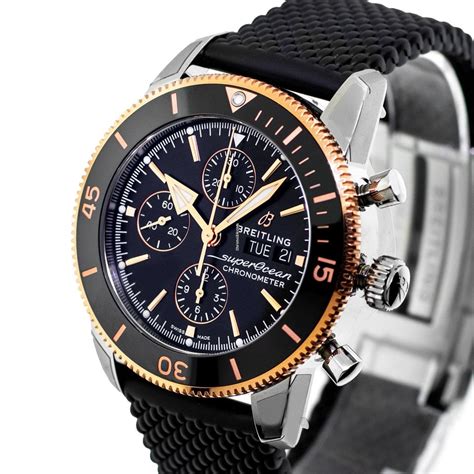 breitling superocean heritage chrono rose gold|Breitling Superocean Heritage chronograph 44.